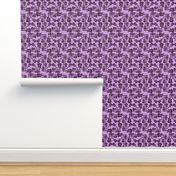 Electric Guitar Pattern in Cute Purple Colors (Small Scale)