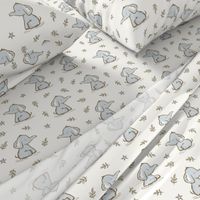 Blue, baby boy, Elephant, nursery, stars