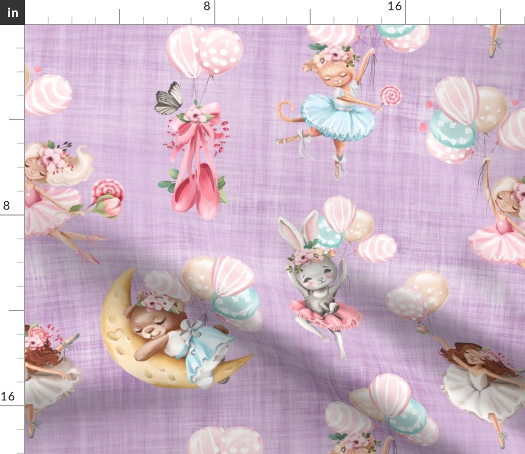 ballet lilac linen