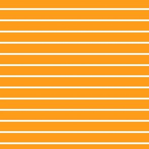 Radiant Yellow Pin Stripe Pattern Horizontal in White