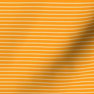 Small Radiant Yellow Pin Stripe Pattern Horizontal in White