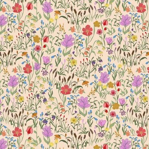 Flower Field Beige  