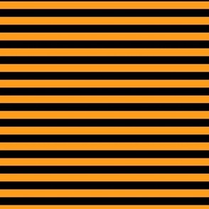 Radiant Yellow Bengal Stripe Pattern Horizontal in Black
