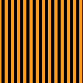 Radiant Yellow Bengal Stripe Pattern Vertical in Black