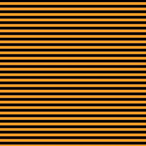 Small Radiant Yellow Bengal Stripe Pattern Horizontal in Black