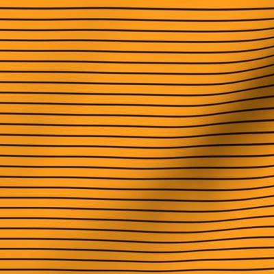 Small Radiant Yellow Pin Stripe Pattern Horizontal in Black