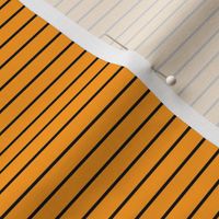 Small Radiant Yellow Pin Stripe Pattern Horizontal in Black