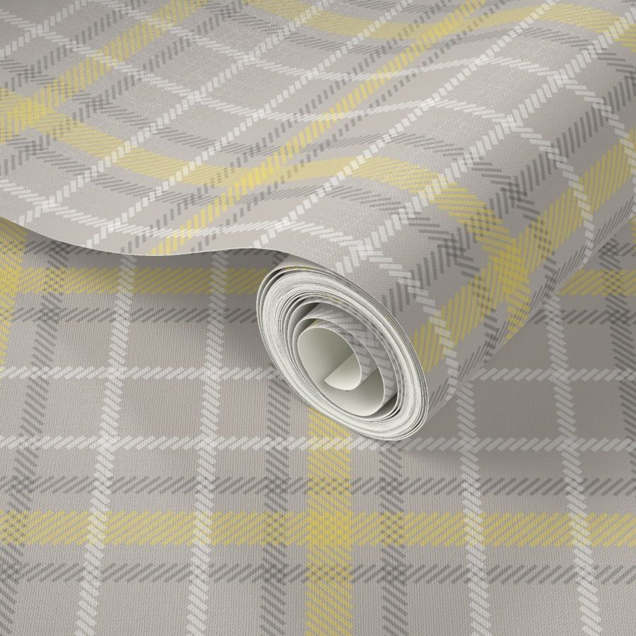 Illuminated Plaid, Gray