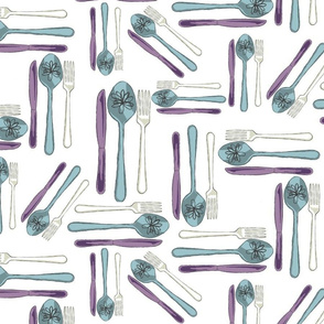 Fork, Knife and Spoonflower