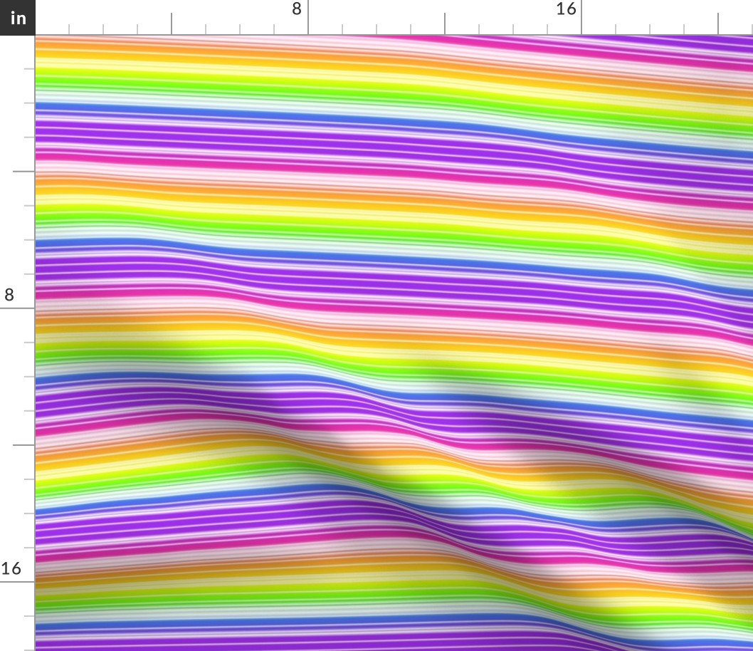 Rainbow Stripes -small