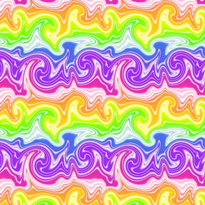 Rainbow Swirl Stripe - large