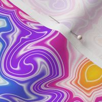 Rainbow Swirl Tile -large