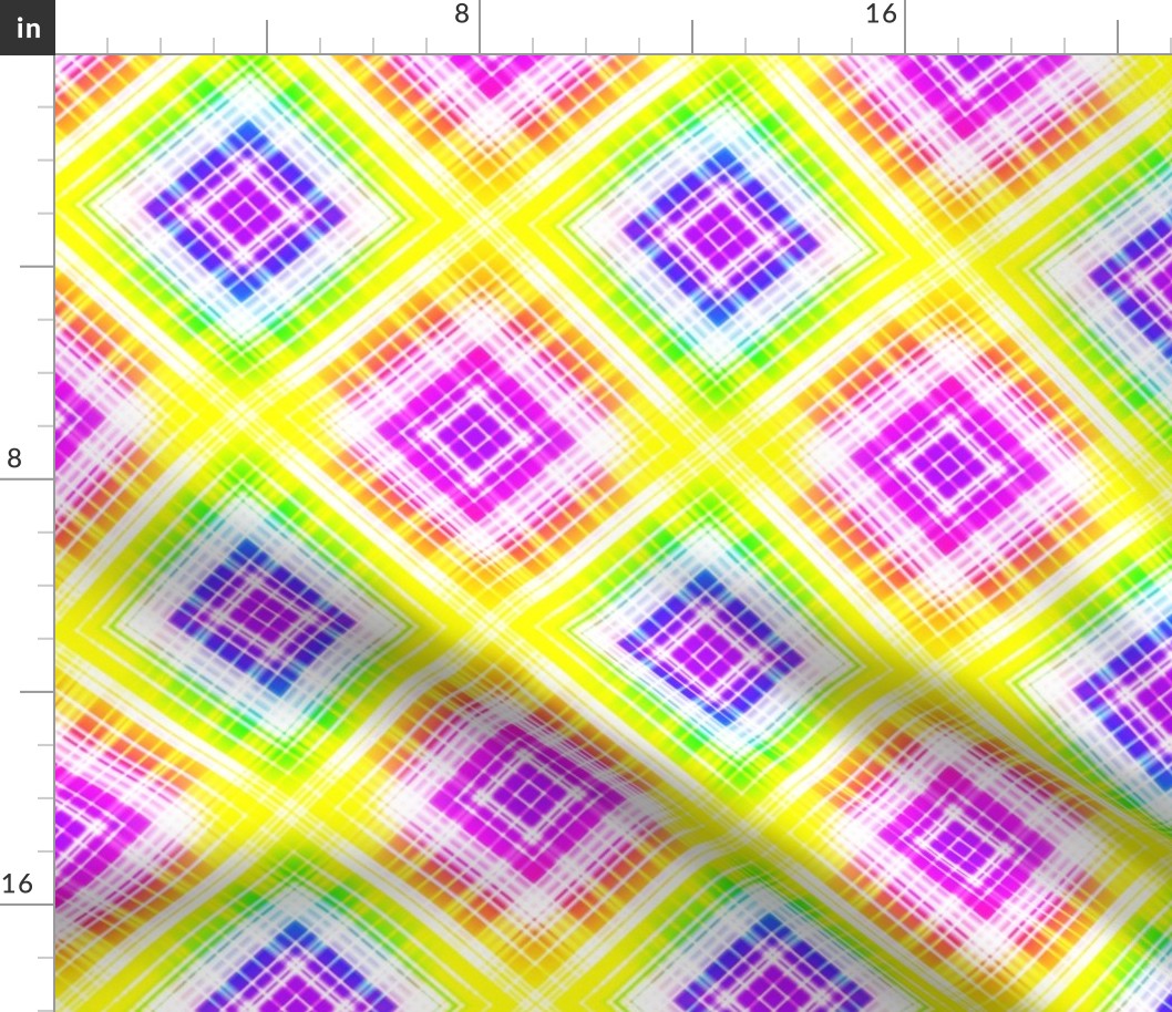 Rainbow Plaid 1 -lg