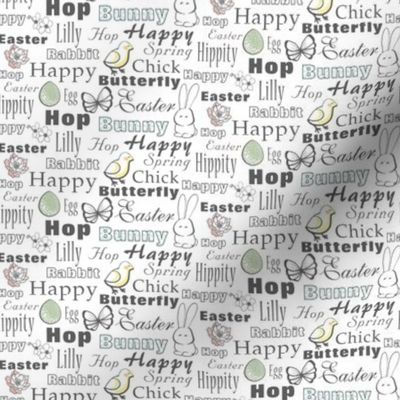 Happy Easter Typography