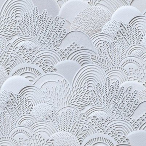 Paper Garden Faux Texture White Small