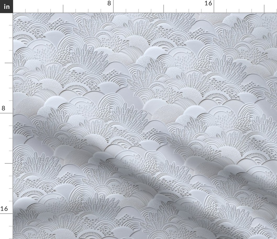 Paper Garden Faux Texture White Small