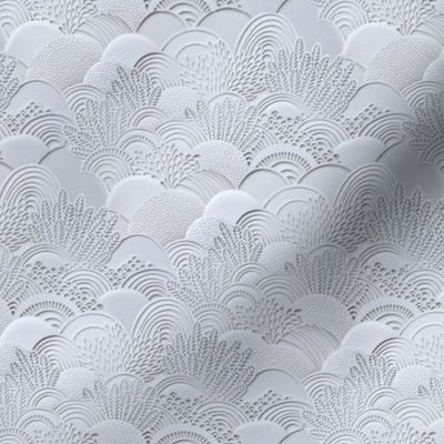 Paper Garden Faux Texture White Mini