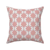 Herringbone Diamond Lattice, Pink