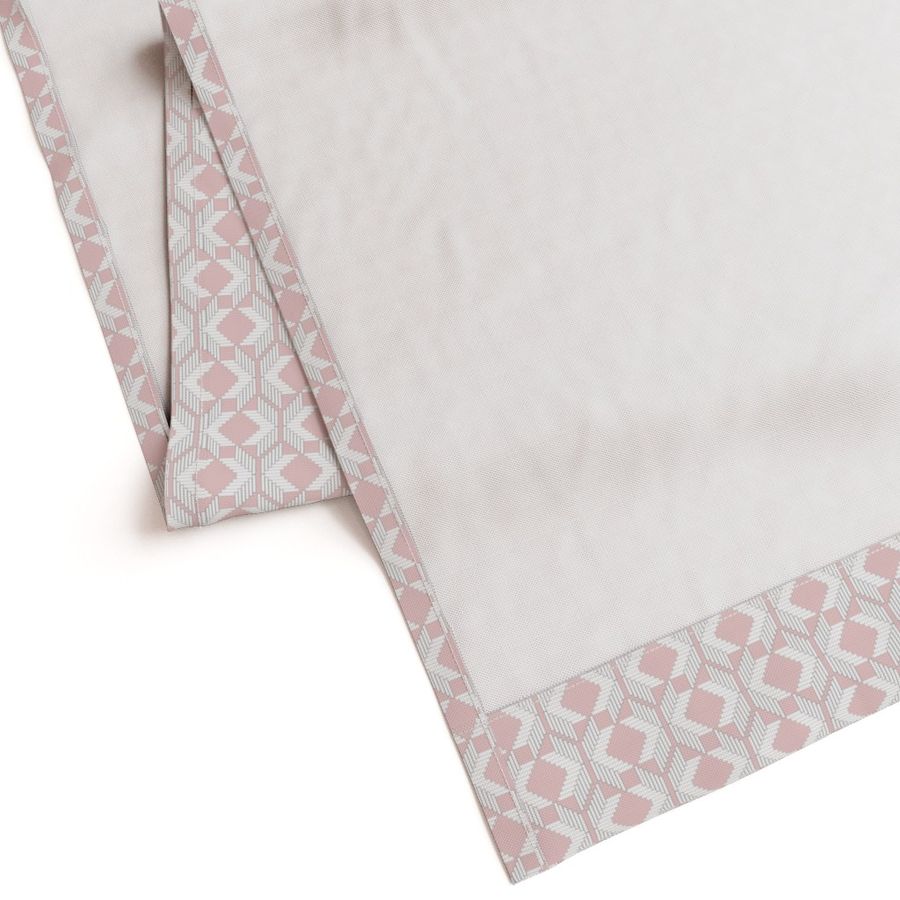 Snowflake Herringbone, Pink