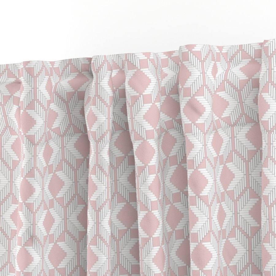 Snowflake Herringbone, Pink