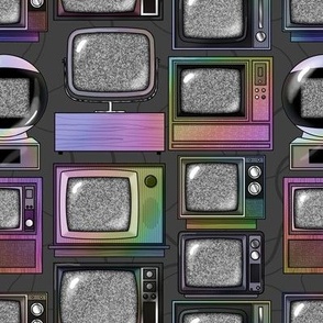 Rainbow Vintage TV