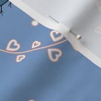 the birds birthday hearts pattern