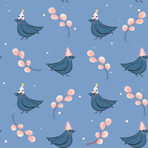 the birds birthday balloon pattern