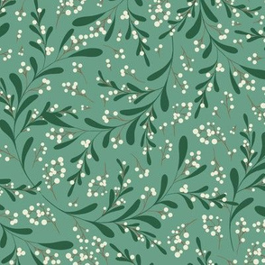 Under the Mistletoe Mint Green by DEINKI