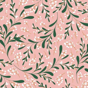 Under the Mistletoe Pink by DEINKI
