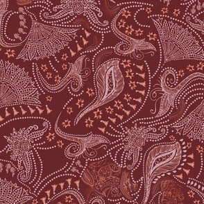 paisley_rust_red