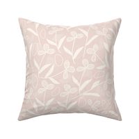 Warm Color Neutral Abstract Floral
