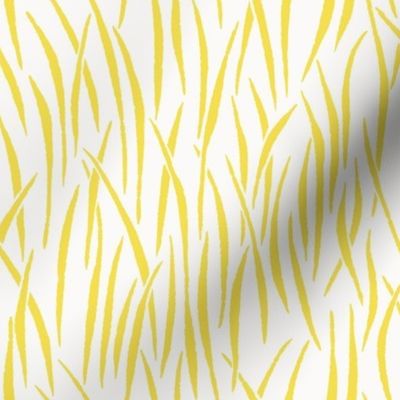 Regular scale Grassy lines / illuminating yellow ivory background