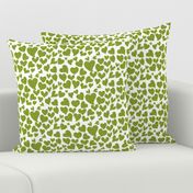 Dottie Hearts // Apple Green 