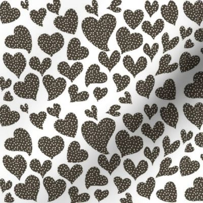 Dottie Hearts // Charcoal