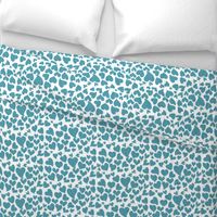 Dottie Hearts // Island Teal