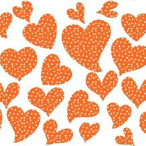 Dottie Hearts // Orange