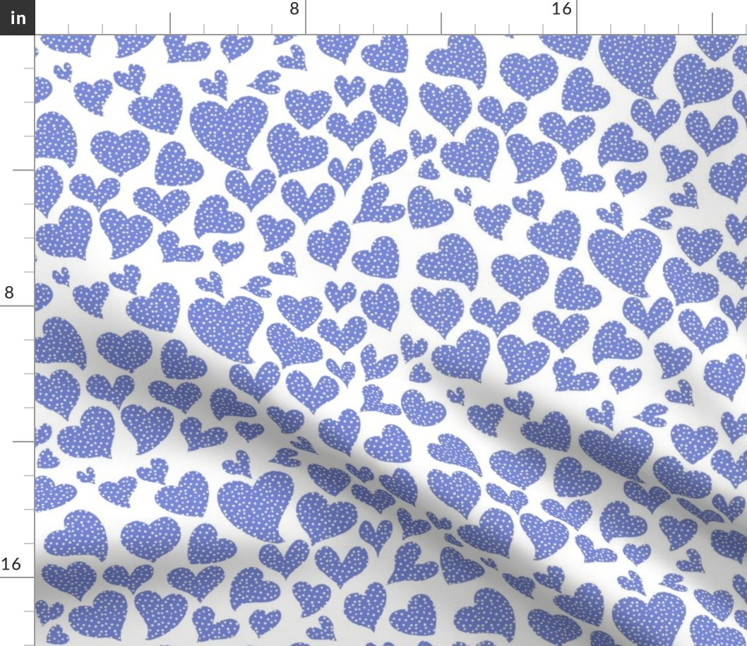 Dottie Hearts // Periwinkle 