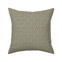 Dots in Dots, Yellow on Gray