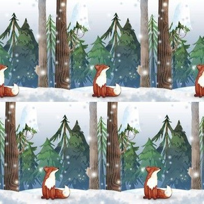 Winter is Magic--Fox in Snow