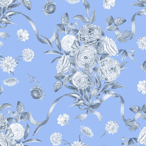 Rococo blue (large scale)