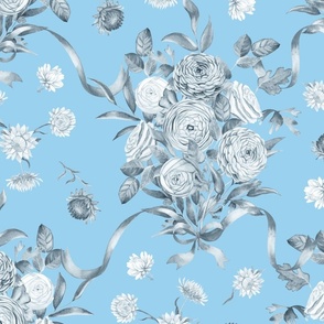 Rococo sky blue (large scale)