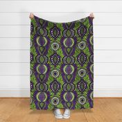 African Print, Green (large scale)