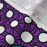 Geometric African Pattern, Purple