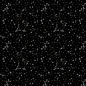 Constellations, black (small scale)