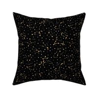 Constellations, yellow stars (small scale)