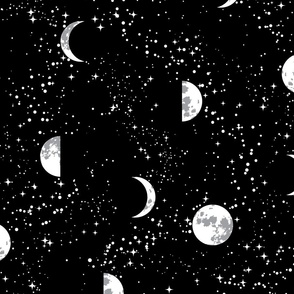 moon phases (large scale)