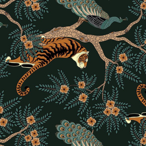 tiger and peacock rotated (large scale)