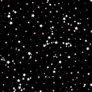 Constellations, black (large scale)