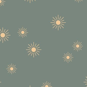 Boho Sun Fabric Wallpaper and Home Decor  Spoonflower