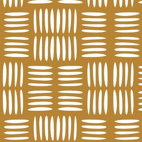 Four Lines Weave Ground Mustard